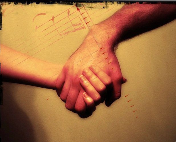 Couple fixing their relationship